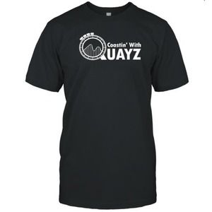 Coastin_ With Quayz Logo T-Shirt , Graphics Unisex T-shirt